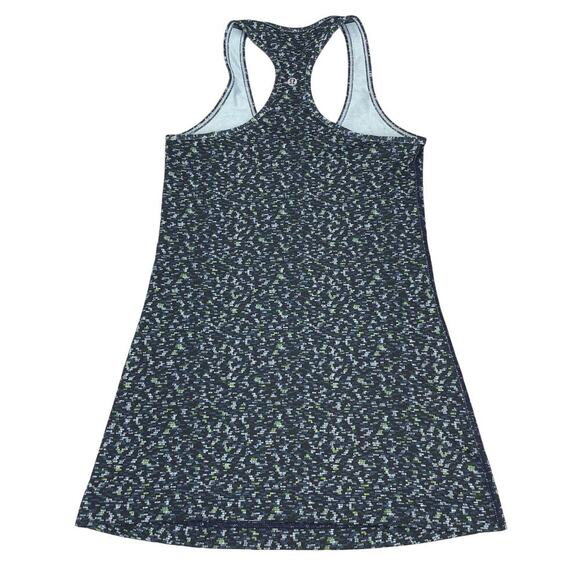 LULULEMON Cool Racerback Sz 4 Digi Pixie Caspian Blue Black - Picture 5 of 7